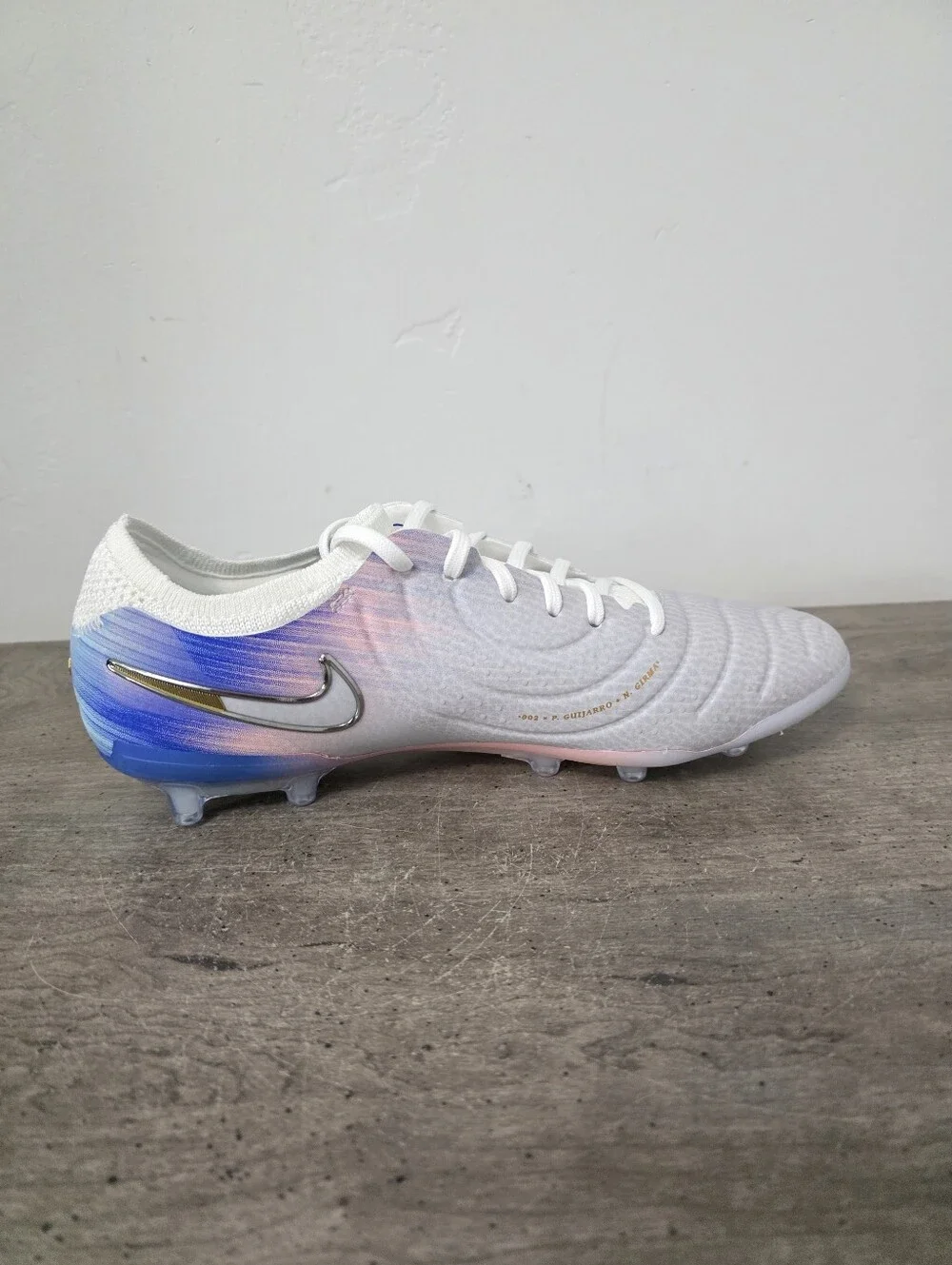 Men’s Size 6 - Nike Legend 10 Elite Vast Grey Racer Blue Cleats IO4461-001